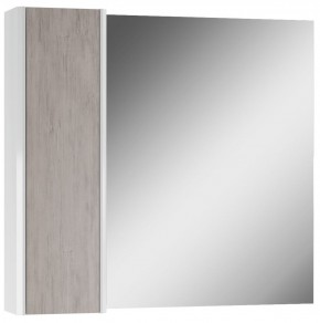Шкаф-зеркало Uno 80 Дуб серый левый/правый Домино (DU1504HZ) в Тобольске - tobolsk.mebel-74.com | фото