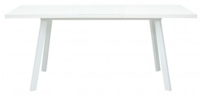 Стол ФИН 120 Белый, стекло/ Белый каркас М-City в Тобольске - tobolsk.mebel-74.com | фото