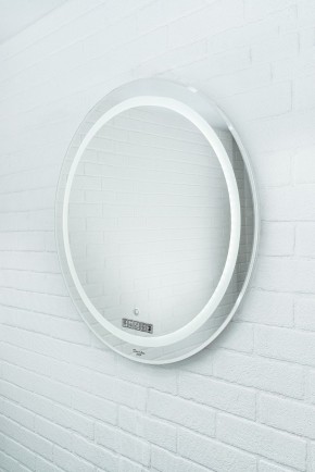 Зеркало Gia 75 white с подсветкой Sansa (SGa1044Z) в Тобольске - tobolsk.mebel-74.com | фото
