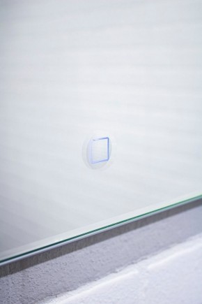 Зеркало Quadro 100 alum (линза) с подсветкой Sansa (SQL1030Z) в Тобольске - tobolsk.mebel-74.com | фото